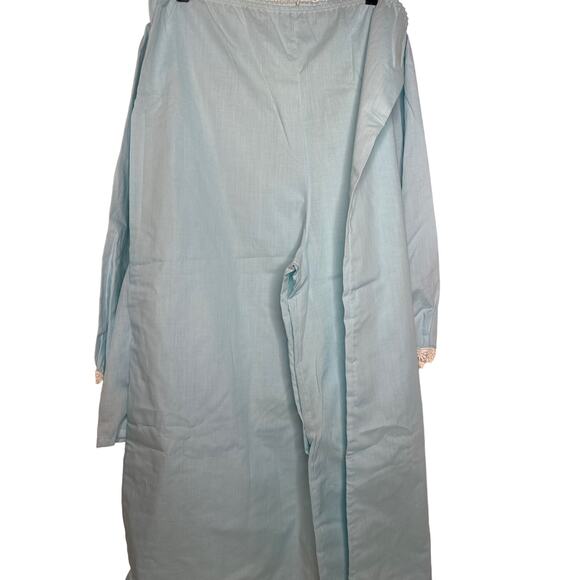 Sears Vintage 1960s Blue Lace Pajama Set size 40 (XL) NWOT - Never Worn! - Picture 4 of 4